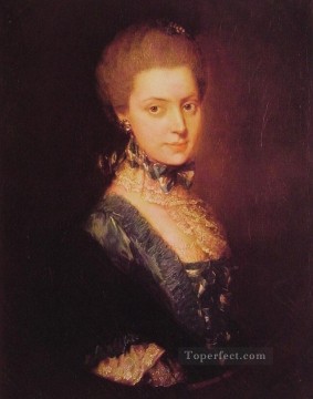 Elizabeth Wrottesley portrait Thomas Gainsborough Oil Paintings
